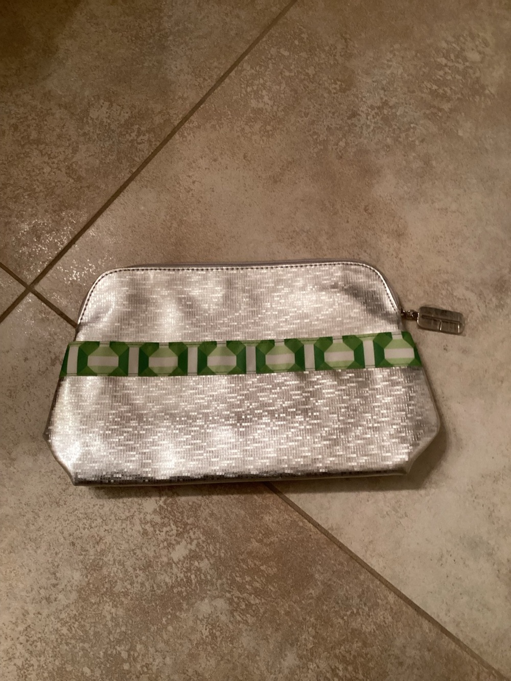 BRAND NEW!! Clinique Metallic Cosmetic Case